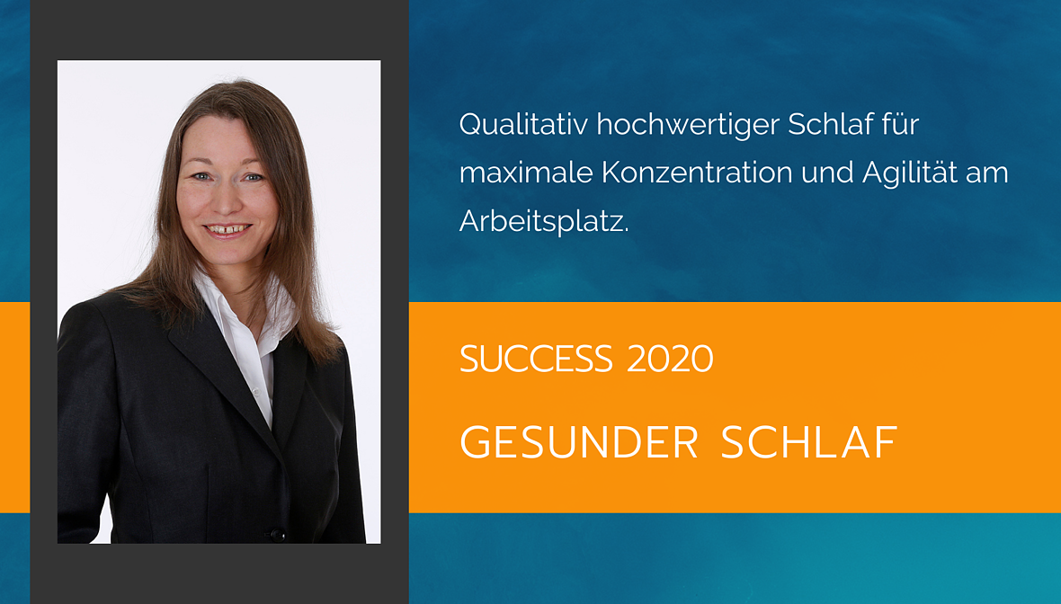 Gesunder Schlaf für effektives Arbeiten und Erfolg am Arbeitsplatz.